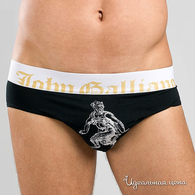 Трусы Galliano, цвет цвет черный