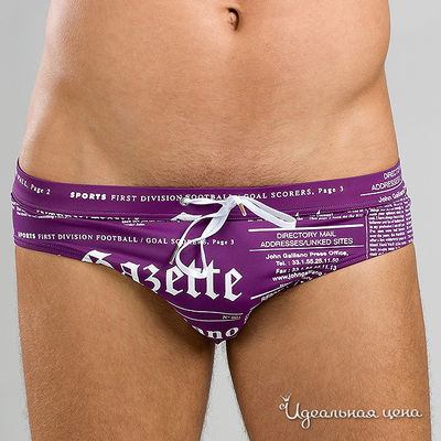 Плавки Galliano, цвет цвет фиолетовый