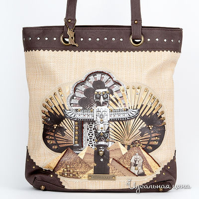 Сумка Lolipops, цвет цвет бежевый / коричневый