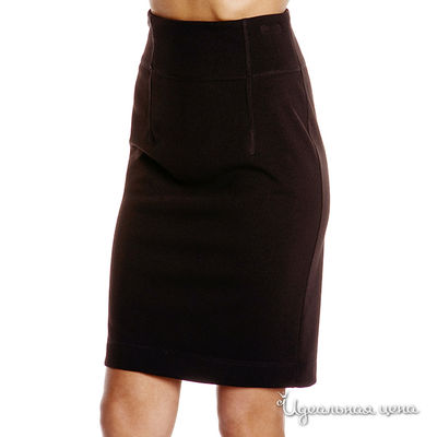 Юбка Lovini, цвет цвет темно-коричневый