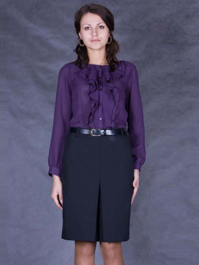 Блузка Bizzaro, цвет цвет фиолетовый