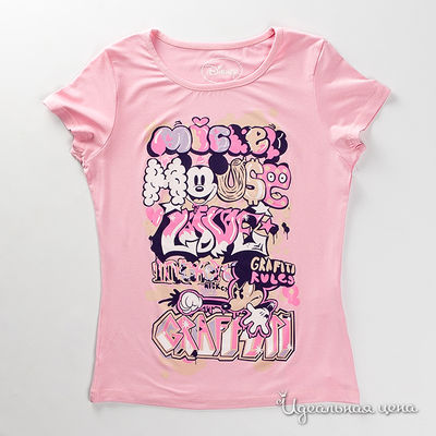 Футболка Disney, цвет цвет розовый