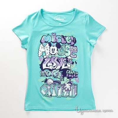 Футболка Disney, цвет цвет бирюзовый