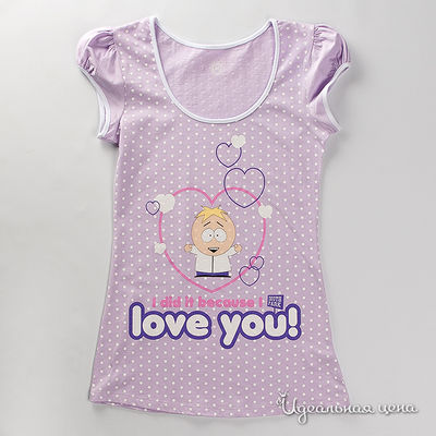 Футболка Disney, цвет цвет сиреневый