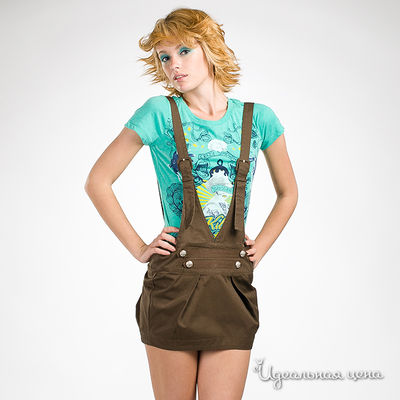 Юбка Killah, цвет цвет коричневый