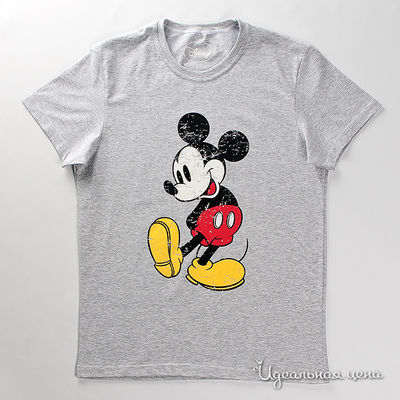 Футболка Disney, цвет цвет серый меланж