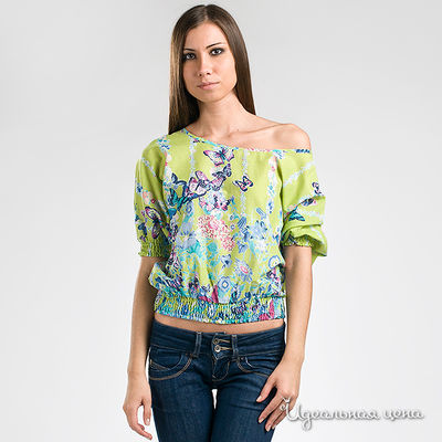 Блузка Bambolita, цвет цвет мультиколор