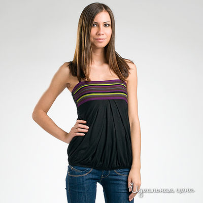Топ Bambolita, цвет цвет черный / салатовый / фиолетовый
