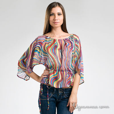 Блуза Bambolita, цвет цвет мультиколор