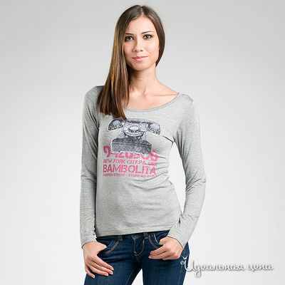 Футболка Bambolita, цвет цвет серый