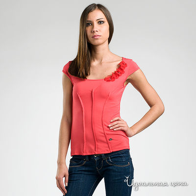 Футболка Bambolita, цвет цвет коралл