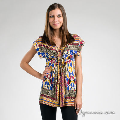 Туника Bambolita, цвет цвет коричневый / синий