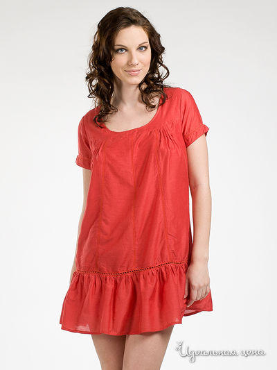 Платье Silvian Heach, цвет цвет коралловый