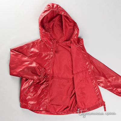 Ветровка Gulliver для девочки, цвет красный, рост 92-152 см