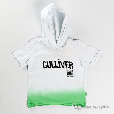Футболка Gulliver, цвет цвет зеленый / белый