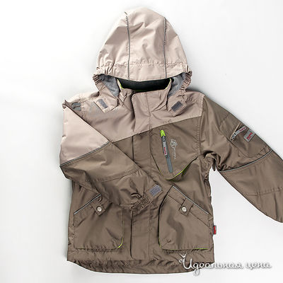 Куртка Huppa, цвет цвет серый / бежевый