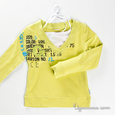 Футболка Gulliver, цвет цвет желтый / белый