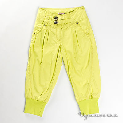 Бриджи Gulliver, цвет цвет светло-салатовый