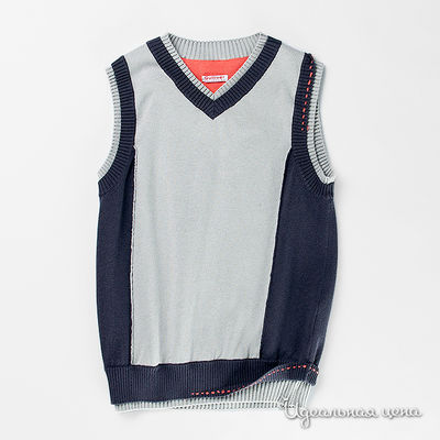 Жилет Gulliver, цвет цвет серый / темно-синий