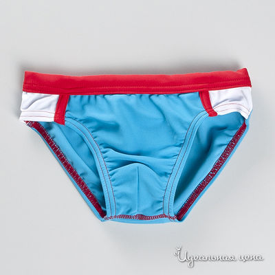 Плавки Gulliver, цвет цвет голубой / красный / белый