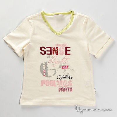 Футболка Gulliver, цвет цвет молочный