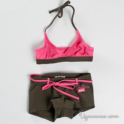 Купальник Gulliver, цвет цвет розовый / коричневый