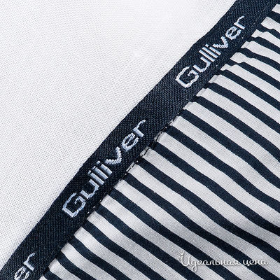 Юбка Gulliver для девочки, цвет белый / черный, рост 92-122 см