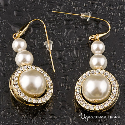 Серьги "жемчуг" Angello Ricci