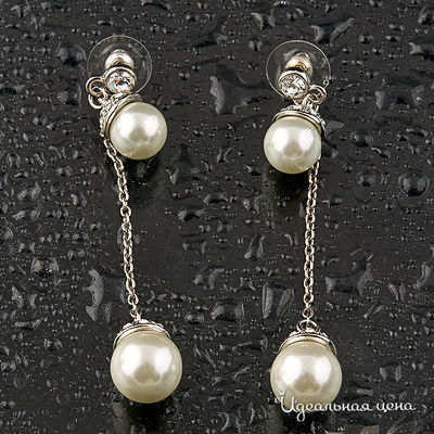 Серьги "жемчуг" Angello Ricci