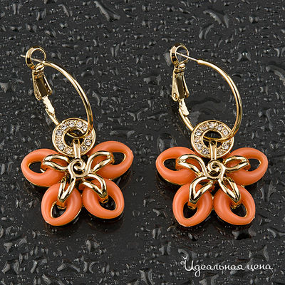 Серьги "Цветок" Angello Ricci