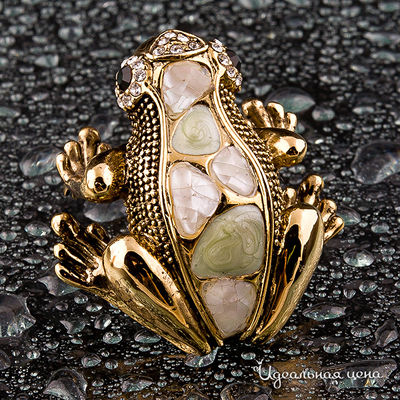 Брошь "лягушка" Angello Ricci