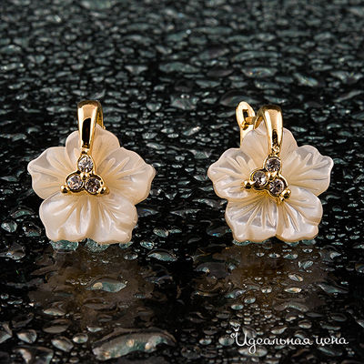 Серьги "Цветок" Angello Ricci
