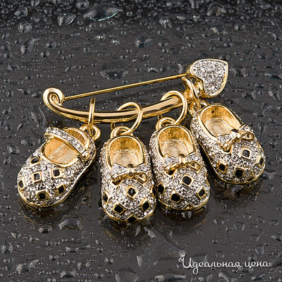 Брошь "Туфельки" Angello Ricci