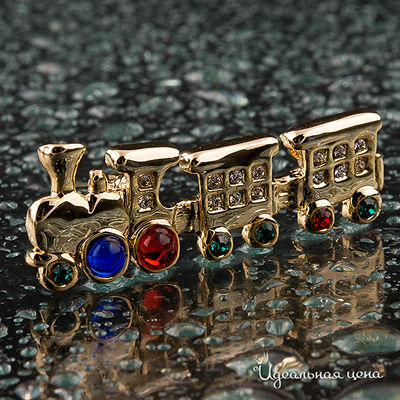 Брошь "Паровозик" Angello Ricci