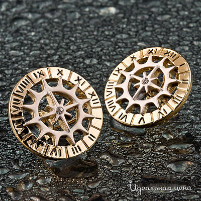 Серьги "Авангард" Angello Ricci