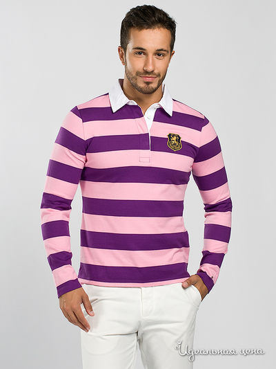 Поло Jess France, цвет цвет нежно-розовый / сиреневый