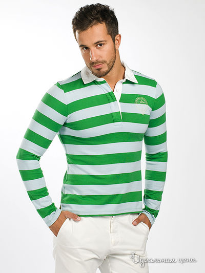 Поло Jess France, цвет цвет белый / зеленый