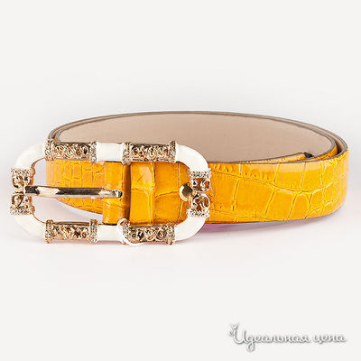 Ремень Roberto Nardi, цвет цвет желтый