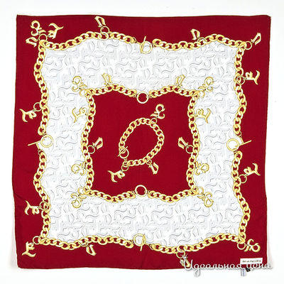 Платок Итальянские платки, цвет цвет красный / белый