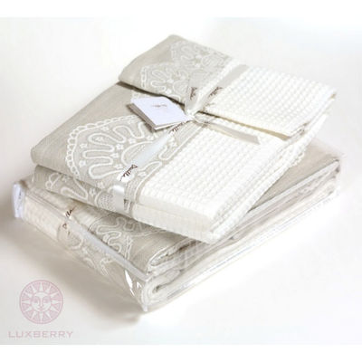 Комплект из трех полотенец Luxberry