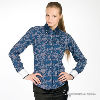 Рубашка Alonzo Corrado, цвет цвет синий / серый