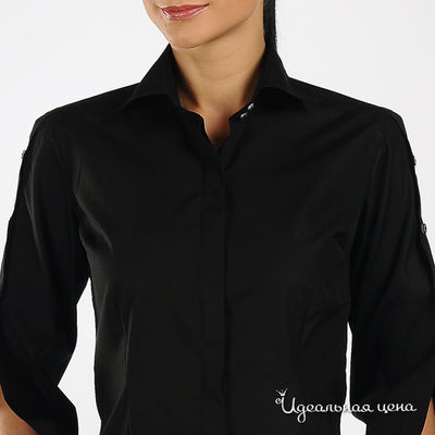 Рубашка Alonzo Corrado женская, цвет черный
