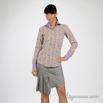 Рубашка Alonzo Corrado, цвет цвет бежевый / сиреневый