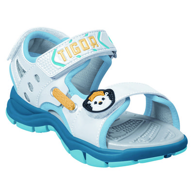 Босоножки Lilica Ripilica, цвет цвет голубой / белый