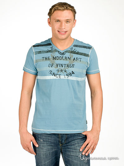 Футболка Blend, цвет цвет голубой