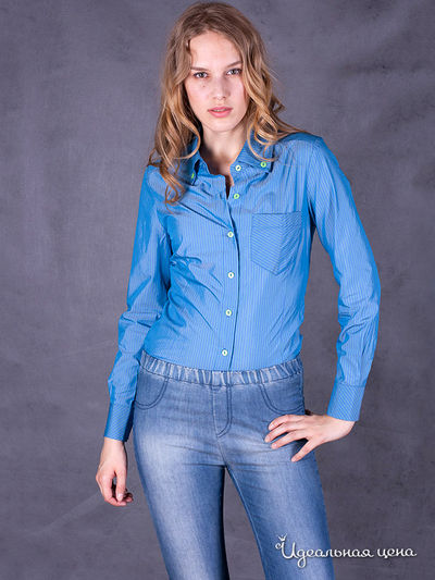 Блузка Bizzaro, цвет цвет голубой