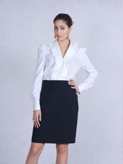 Блузка Bizzaro, цвет белая