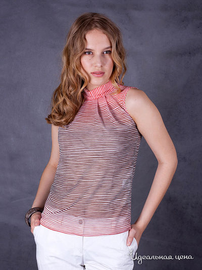 Блузка Bizzaro, цвет цвет красный / белый