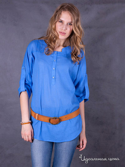 Блузка Bizzaro, цвет цвет синий