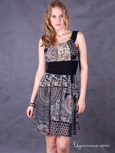 Платье Bizzaro, цвет цвет серый